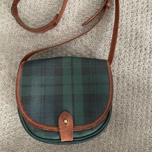 Vintage 80s. Crossbody/one shoulder. Some stains.